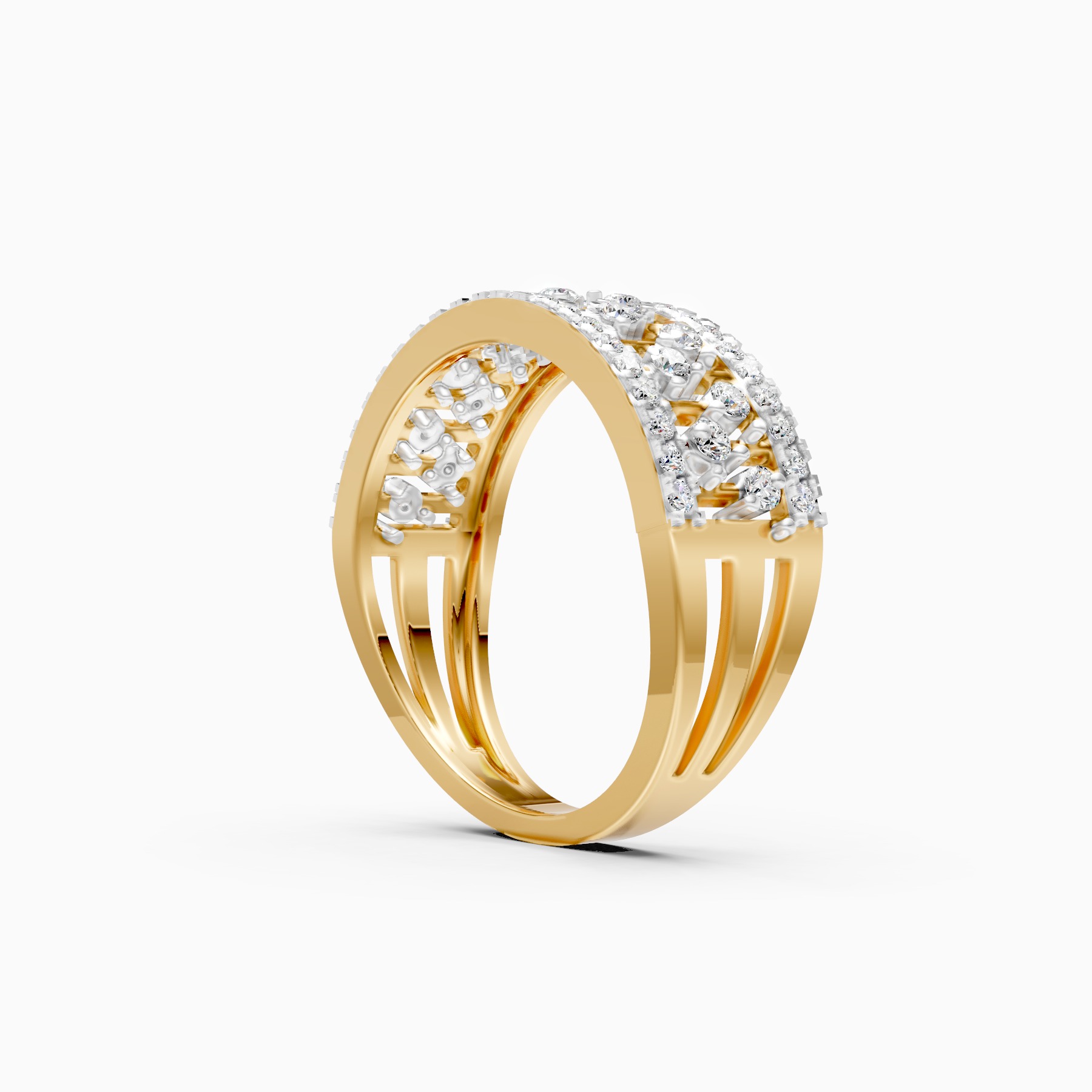 Antique Round Diamond Cluster Ring For Her